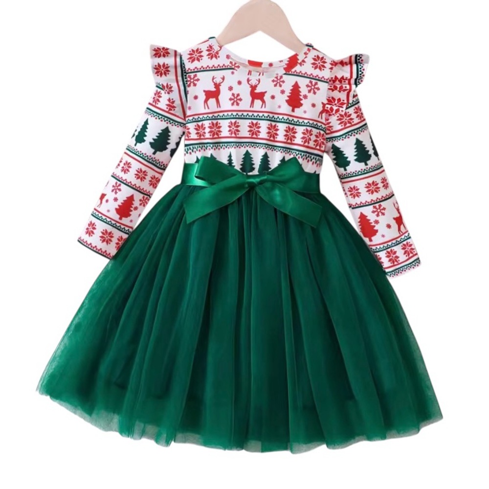 Festive Holiday Dress 2-3T
